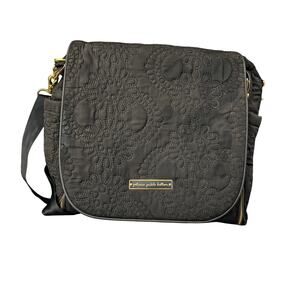 Petunia Pickle Bottom Black Boxy Backpack Diaper Bag